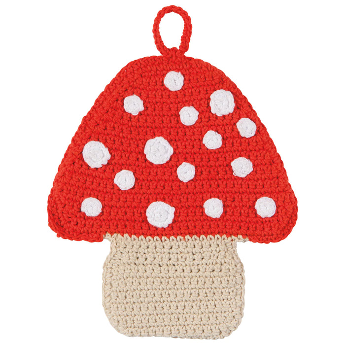 Danica Jubilee Crochet Trivet, Toadstool