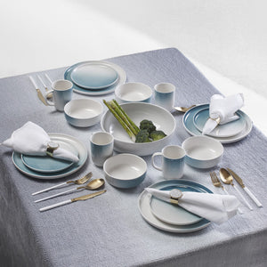 Brilliant 16pc Dinnerware Set (Service for 4), Lustre Green