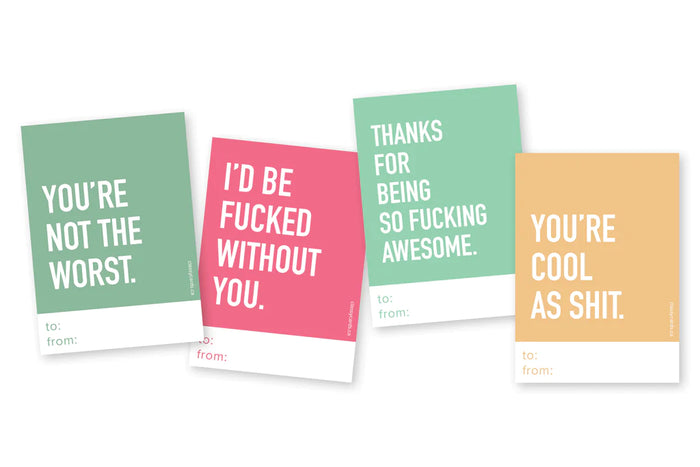 Classy Cards Love Notes Set of 16, Adult Collection