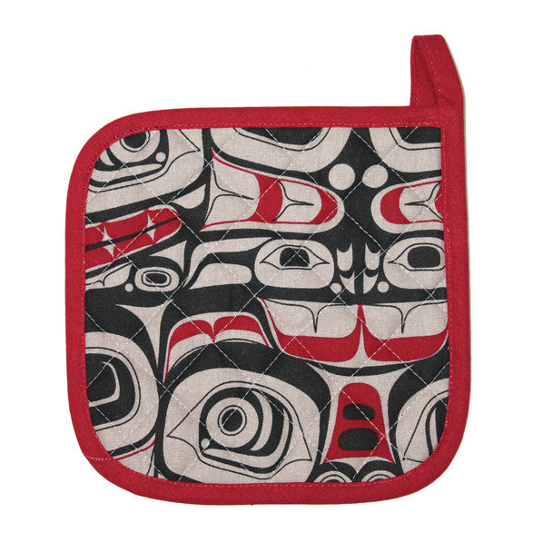 Native Northwest Pot Holder, Matriarch Bear