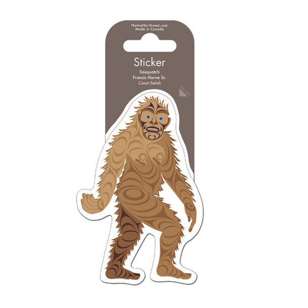 Native Northwest Vinyl Sticker, Sasquatch ST28