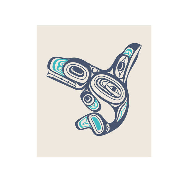 Native Northwest Swedish Dishcloth, Whale