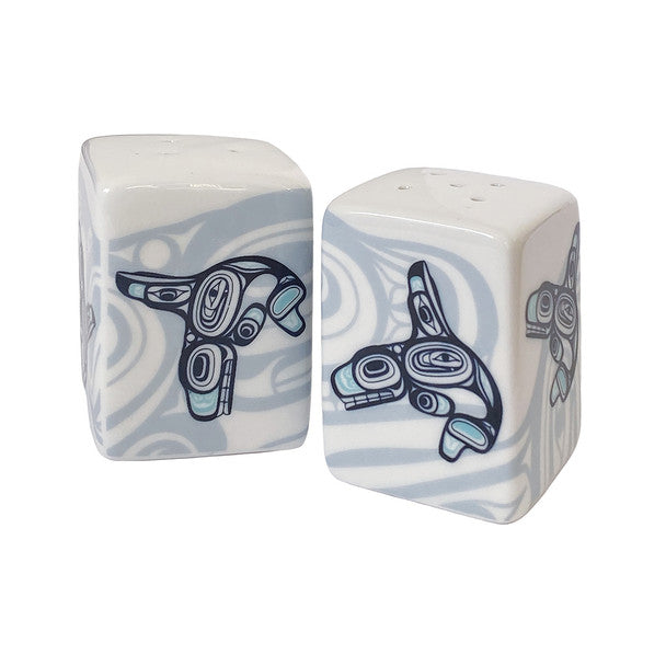 Native Northwest Salt & Pepper Set, Whale
