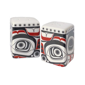 Native Northwest Salt & Pepper Set, Matriarch Bear