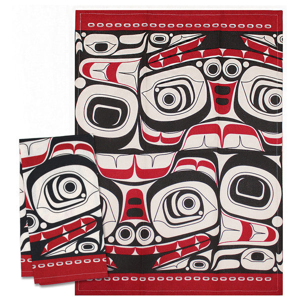 Native Northwest Tea Towel, Matriarch Bear