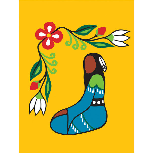 Native Northwest Greeting Card, Her Jingle Dress