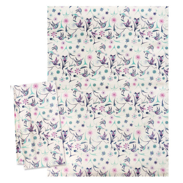 Native Northwest Tea Towel, Hummingbirds
