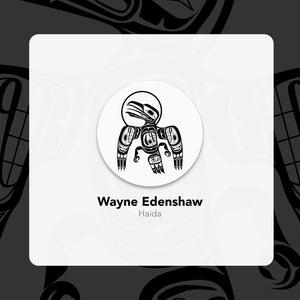 Native Northwest Vinyl Sticker, Raven