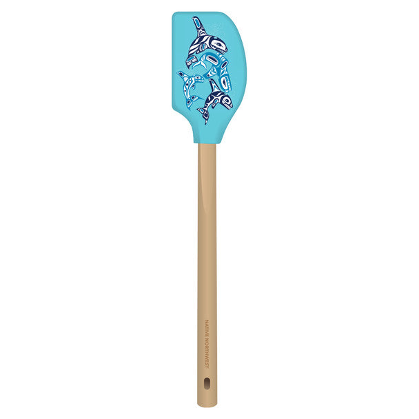 Native Northwest Large Spatula, Orca Family
