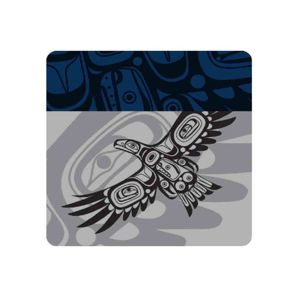 Native Northwest Cork-Backed Coaster, Soaring Eagle