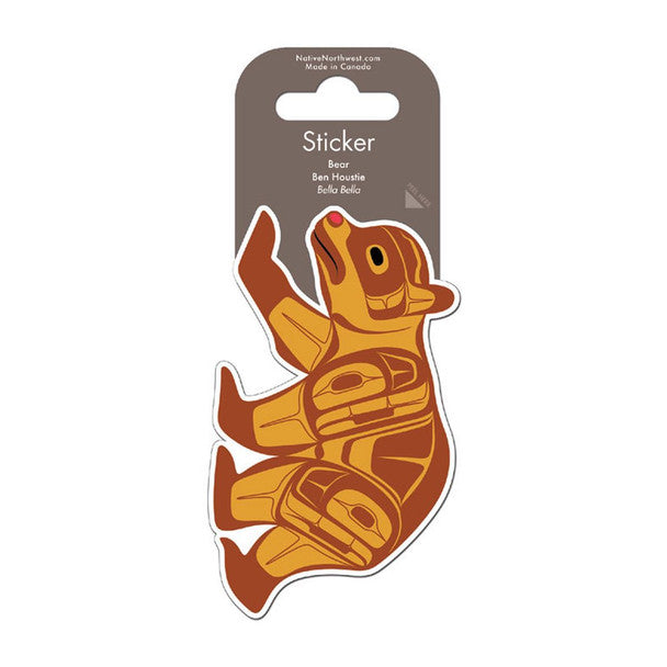 Native Northwest Vinyl Sticker, Bear