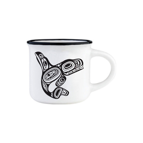 Native Northwest Espresso Mug 3 oz, Whale