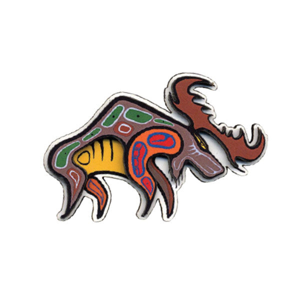 Native Northwest 3D Magnet, Moose