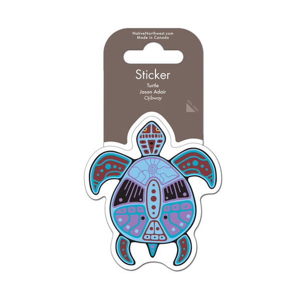 Native Northwest Vinyl Sticker, Turtle