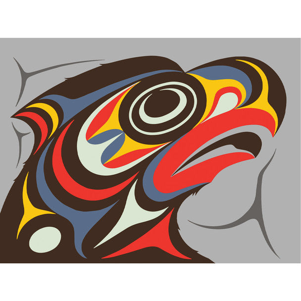 Native Northwest Greeting Card, First Eagle