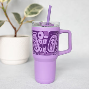 Native Northwest Insulated Tumbler with Straw 32 oz, Butterfly