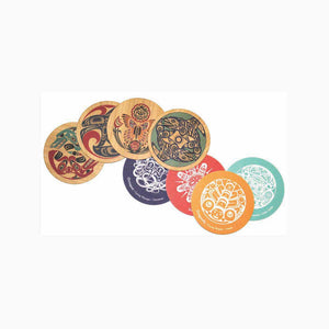 Native Northwest Round Coasters Set of 16