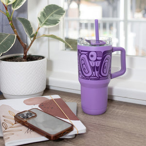 Native Northwest Insulated Tumbler with Straw 32 oz, Butterfly