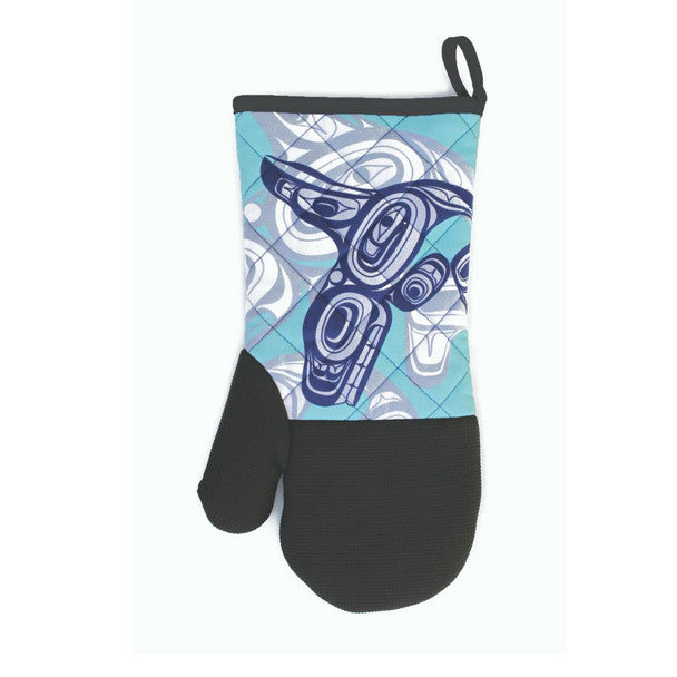 Native Northwest Oven Mitt, Whale