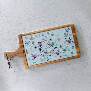 Native Northwest Serving Board 10 Inch, Hummingbirds