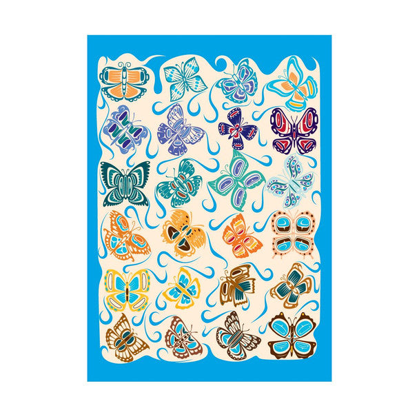 Native Northwest Greeting Card, Butterflies