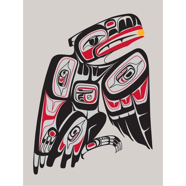 Native Northwest Greeting Card, Raven