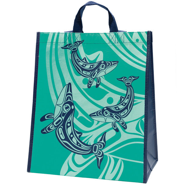 Native Northwest Large Eco Bag, Humpback Whale