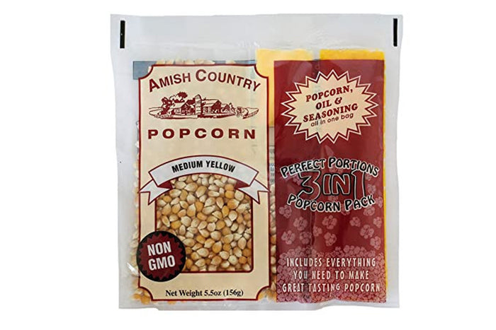 Amish Country Popcorn Trio Pack, Medium Yellow