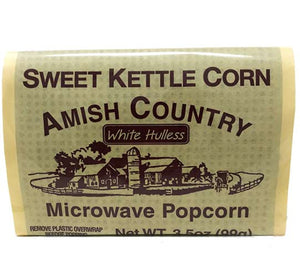 Amish Country Popcorn Individual Bag Microwave Popcorn, Sweet Kettle Corn