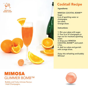 Cocktail Bomb Shop Single Cocktail Bomb, Mimosa