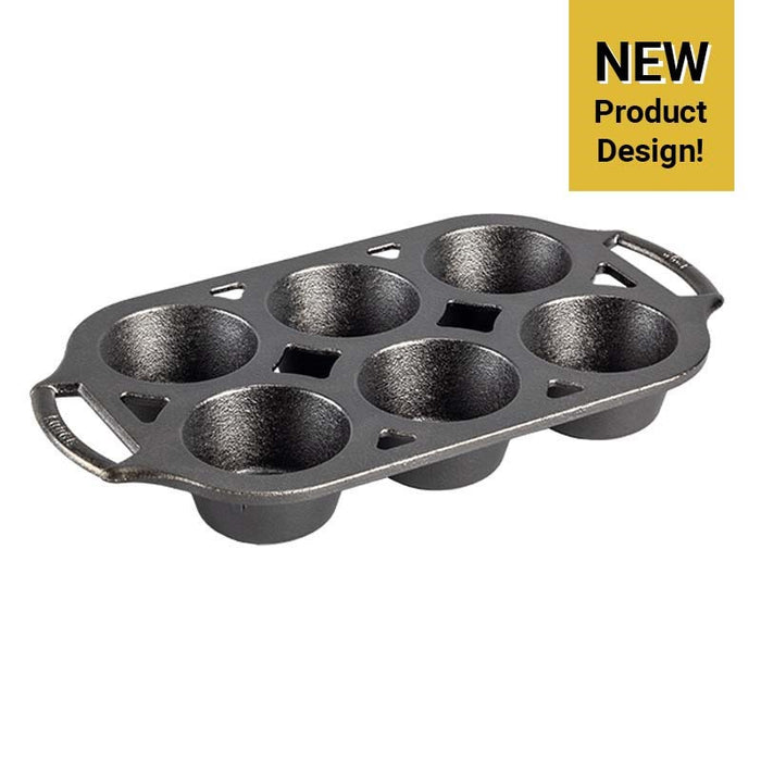 Lodge Cast Iron Muffin Pan 6-Cup