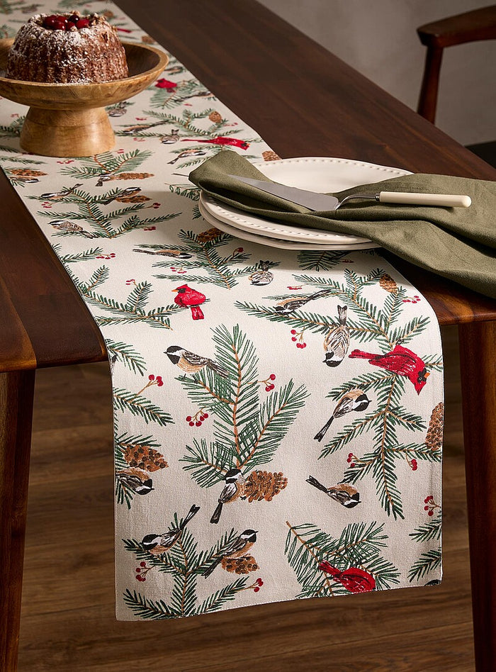 Danica Now Designs Table Runner 72" Birds & Bough Now Designs XMAS