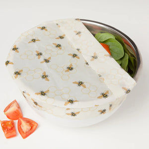 Danica Ecologie Beeswax Wrap Set of 3, Bees