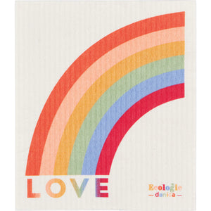 Danica Ecologie Swedish Dishcloth, Love Is Love