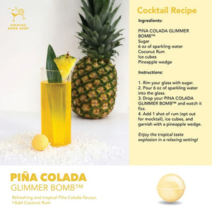 Cocktail Bomb Shop Single Cocktail Bomb, Pina Colada
