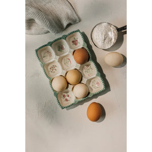 Danica Heirloom Egg Tray, Camellia Sage