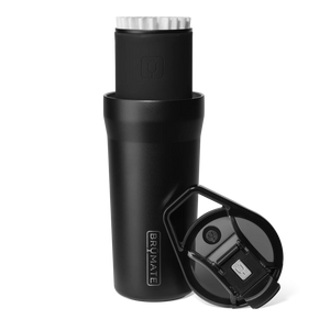 Brumate Pour Over Coffee Travel Mug, Matte Black