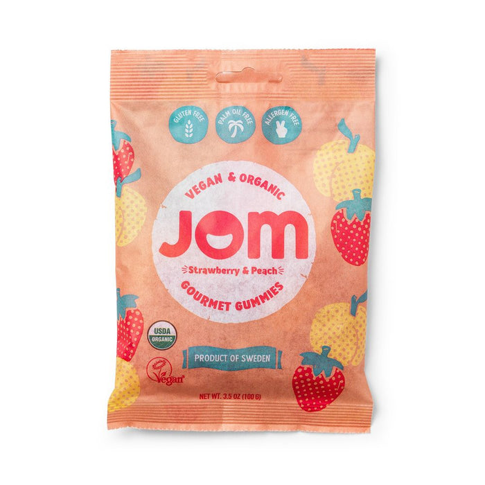 JOM Strawberry & Peach Swedish Gummies
