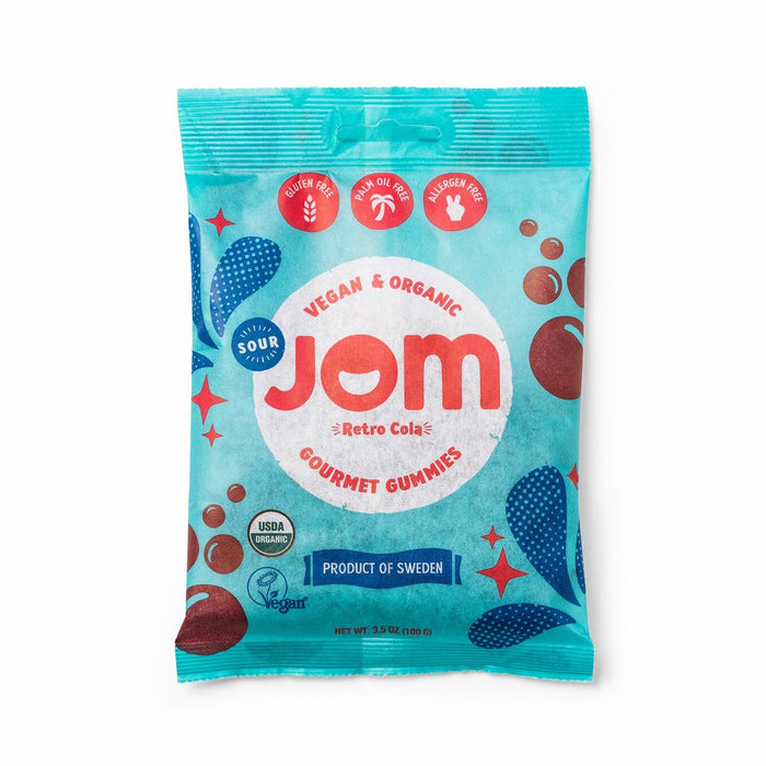 JOM Sour Retro Cola Swedish Gummies