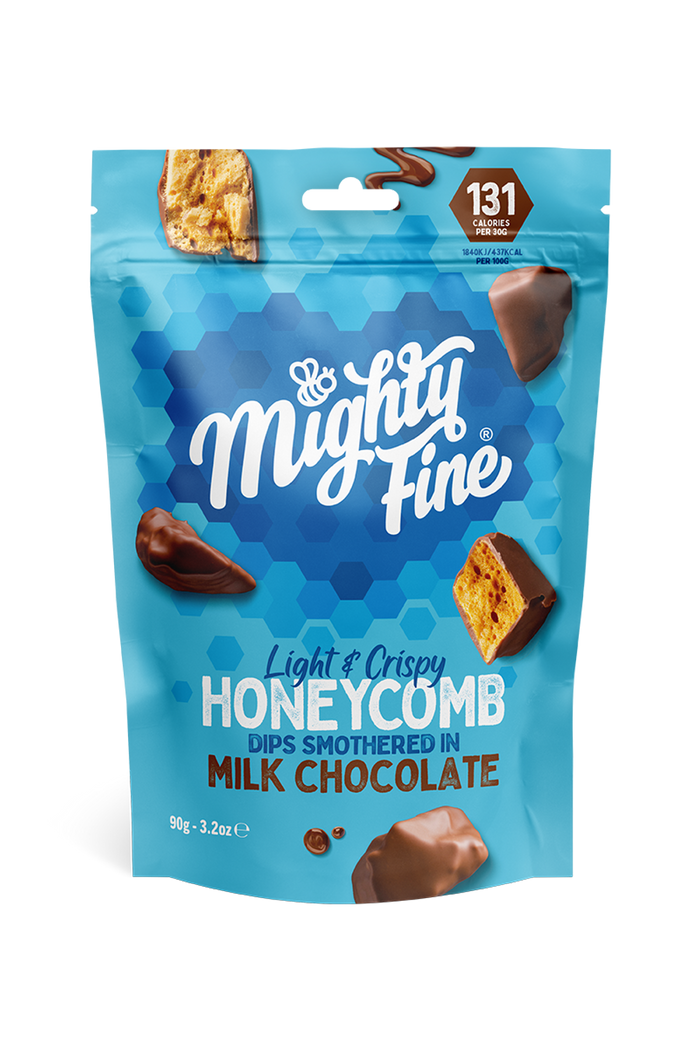 Mighty Fine Milk Chocolate Honeycomb Dips