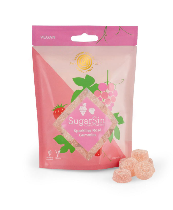 SugarSin Sparkling Rosé Gummies