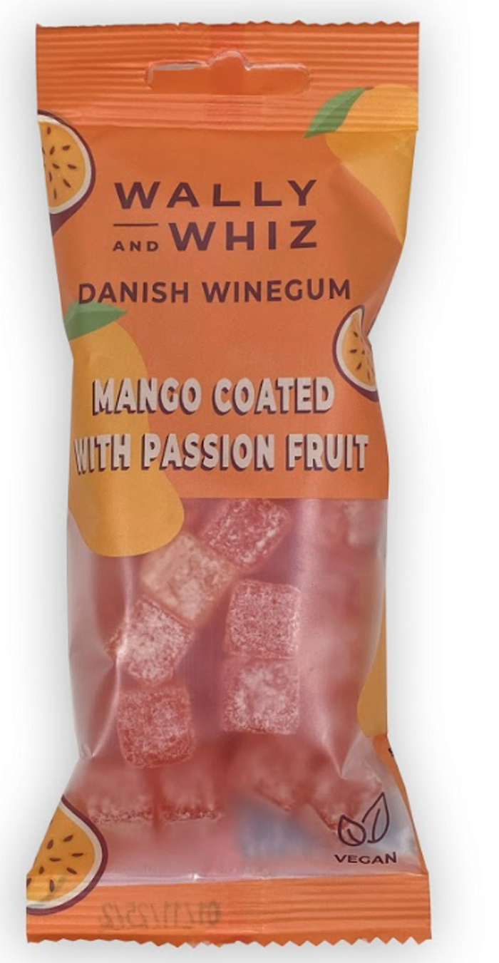 Wally Whiz Winegums Mango with Passionfruit Dust