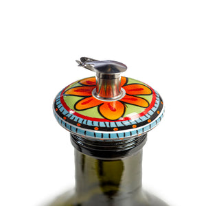Prepara Ceramic Bottle Pourer, Red