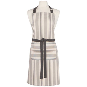 Danica Now Designs Apron Adult Chef, Pencil Stripe Grey