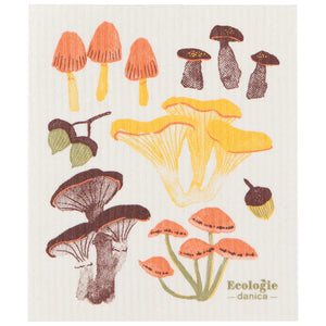 Danica Ecologie Swedish Dishcloth, Field Mushrooms