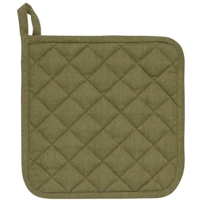 Danica Heirloom Pot Holder Stonewash, Olive Branch