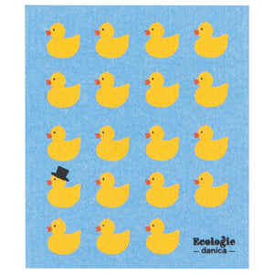 Danica Ecologie Swedish Dishcloth, Rubber Duckies