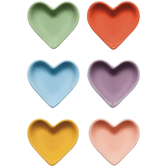 Danica Jubilee Individual Pinch Bowl, Color Parade Hearts (Assorted Colours)