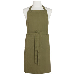 Danica Heirloom Apron Adult Stonewash, Olive Branch