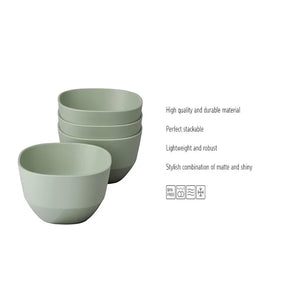 Mepal SILUETA Medium Bowl 6 Inch, Nordic Sage
